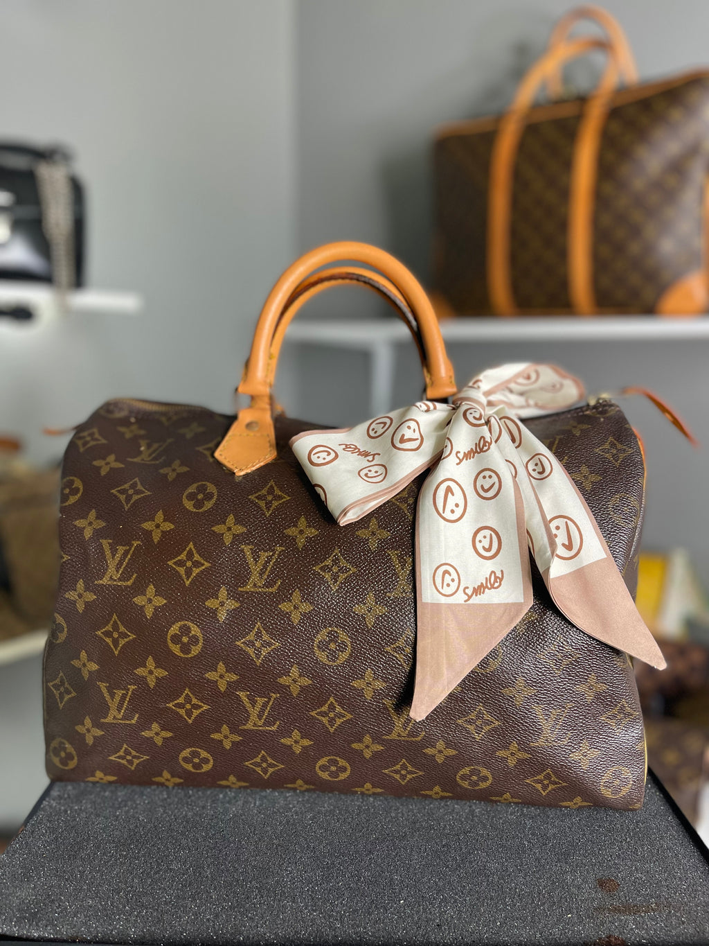 Louis Vuitton LV Hand Bag Speedy 35 Vintage