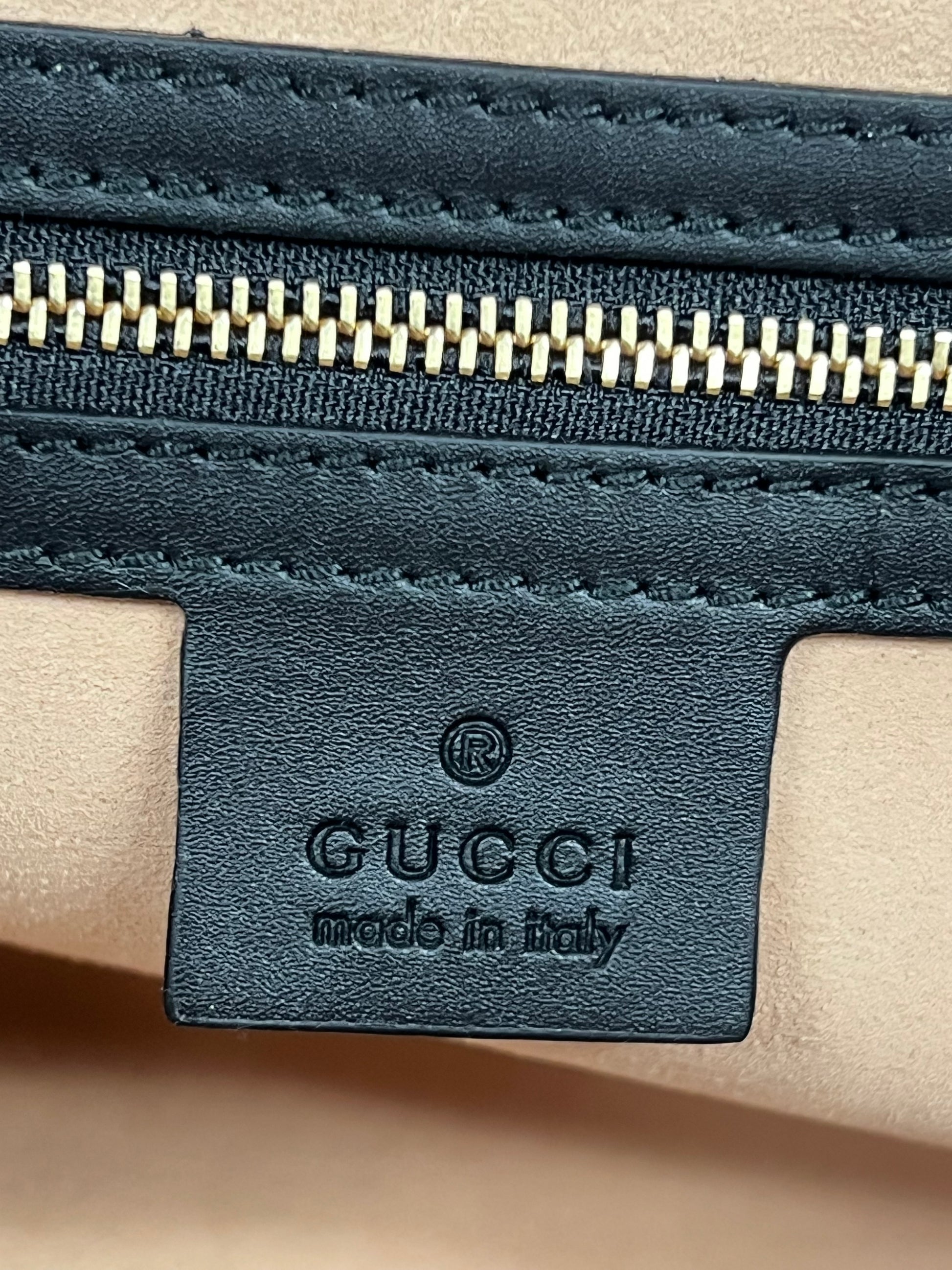 Gucci Red Suede Medium Ophidia Boston W/ Box & Dustbag