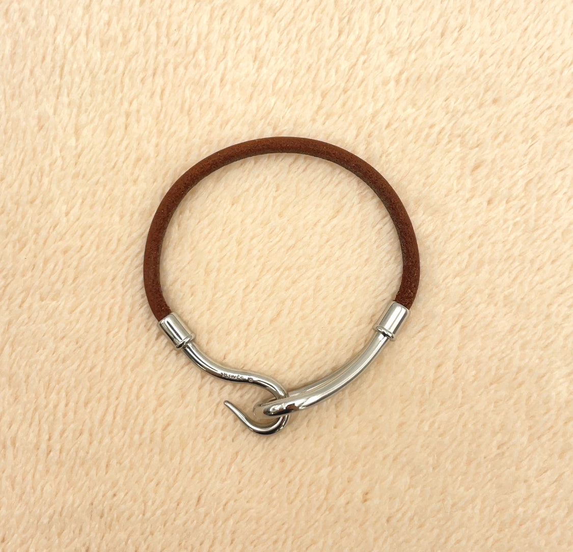 Hermes Jumbo Breath SV Leather Bracelet Set2