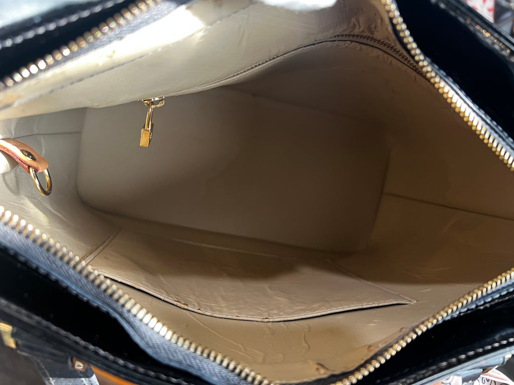 Authentic Louis Vuitton Vernis Houston Shoulder Hand Bag
