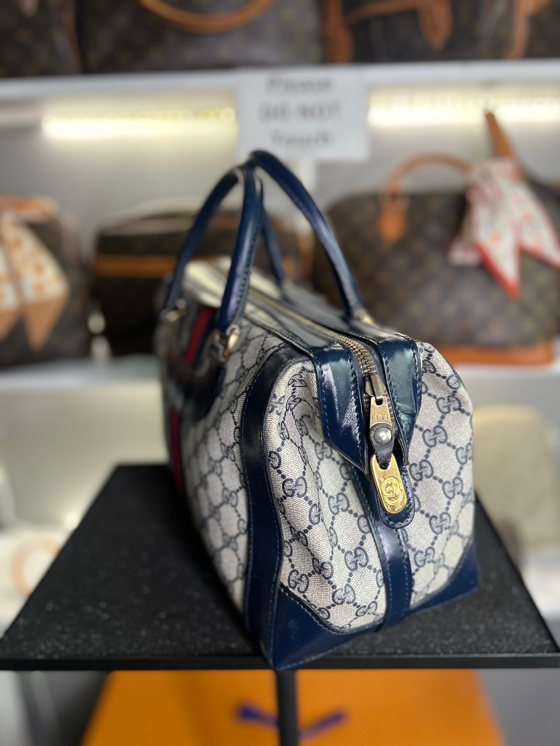 Gucci Sherry Line Boston Bag