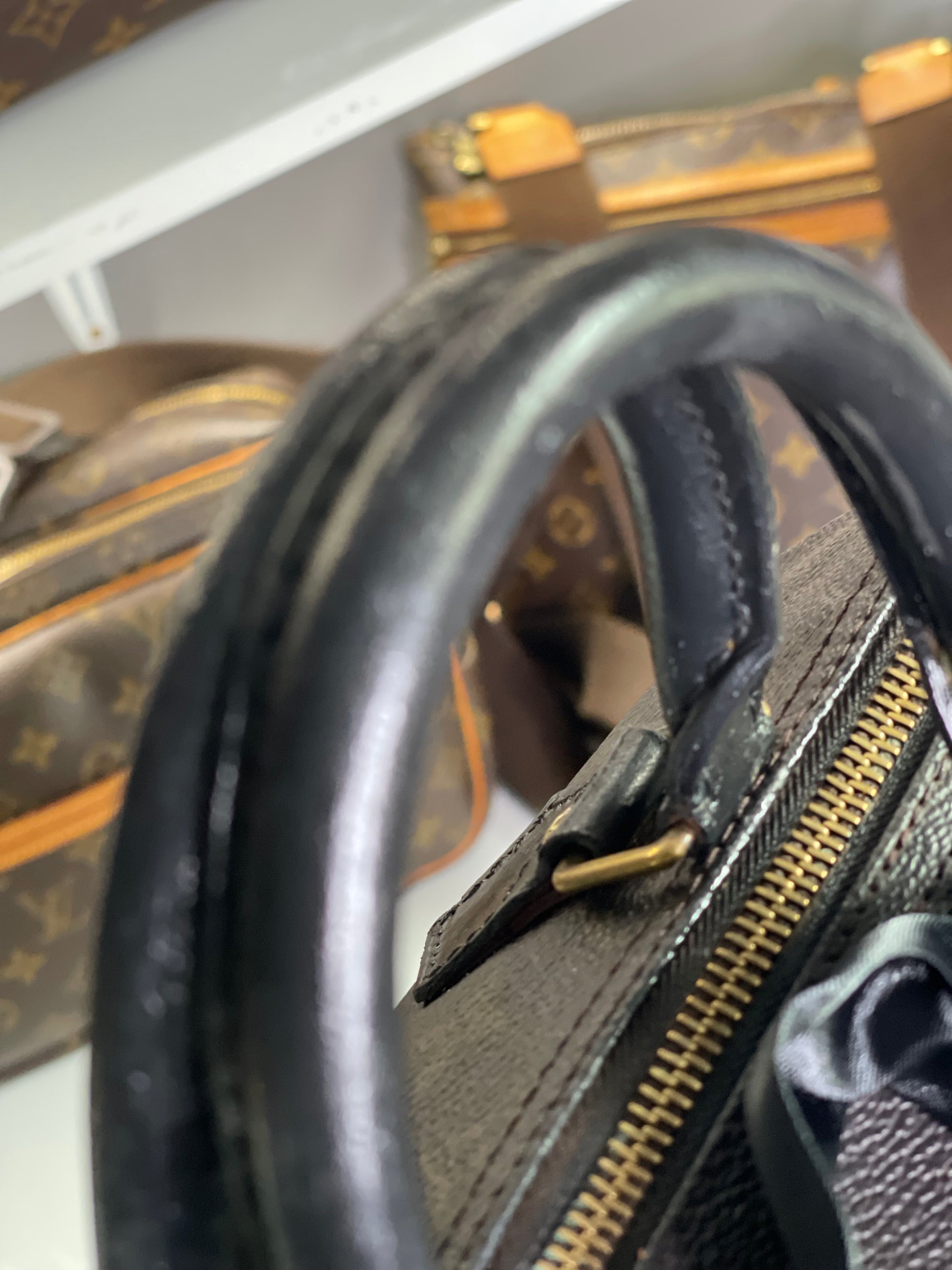 Louis Vuitton LV Hand Bag Speedy 25 Brown Monogram