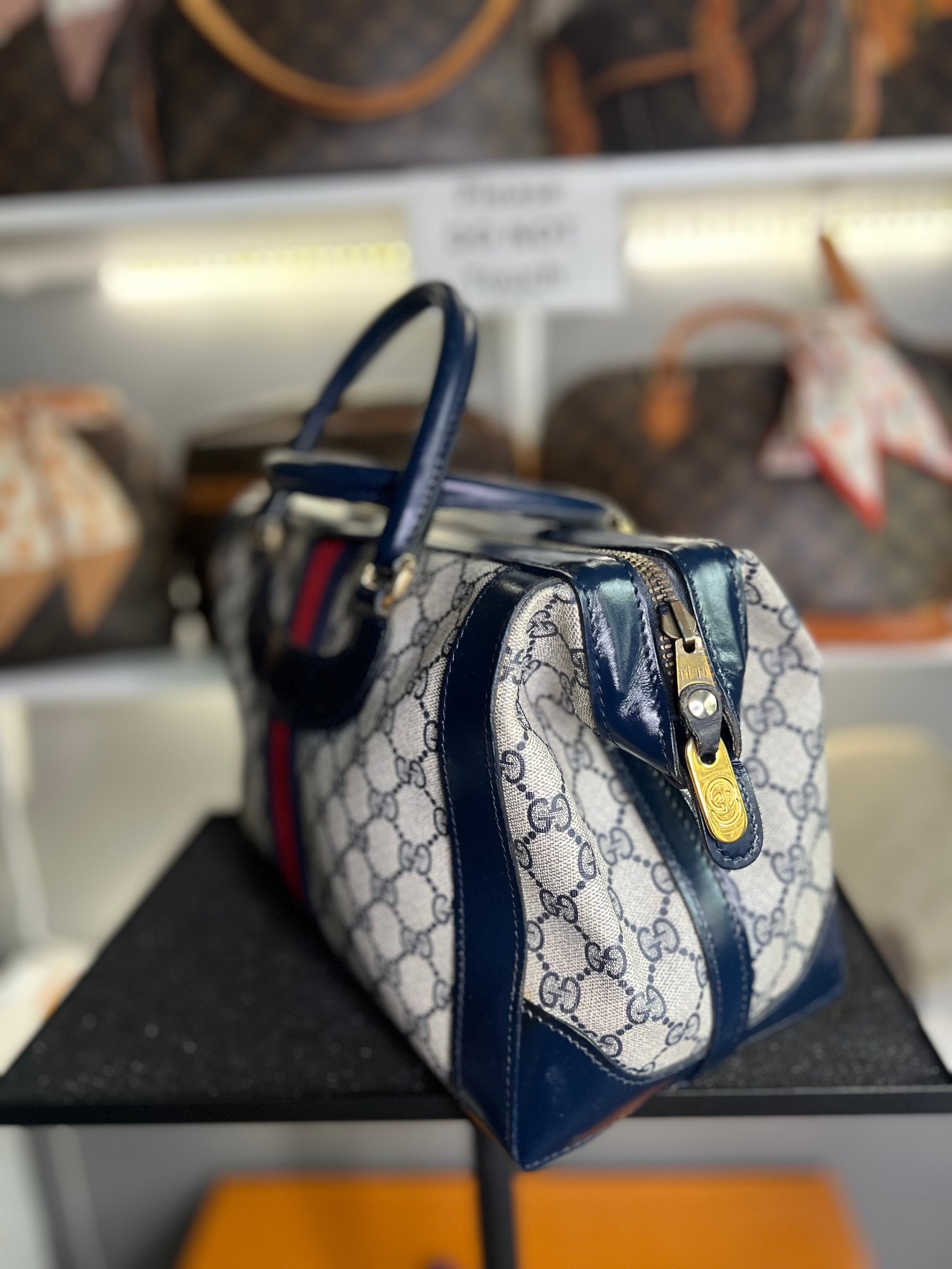 Gucci Sherry Line Boston Bag