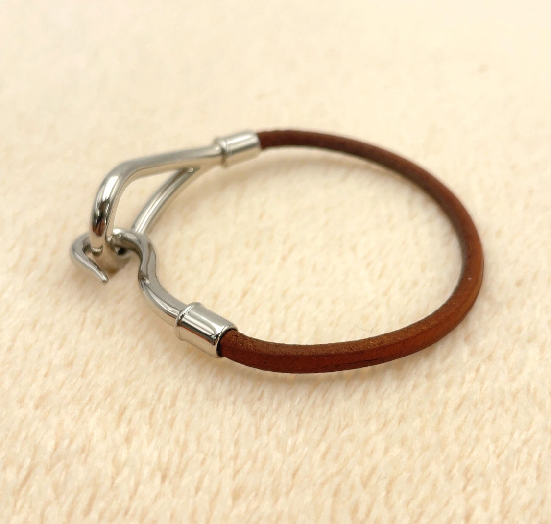 Hermes Jumbo Breath SV Leather Bracelet Set2