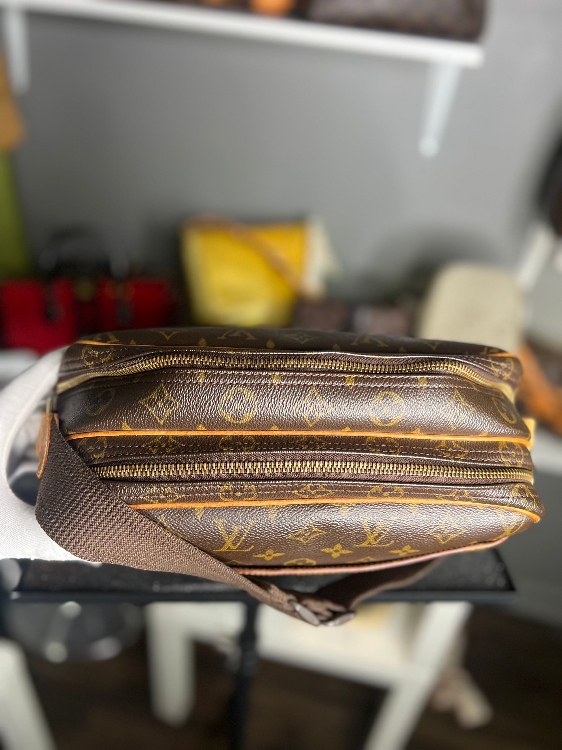 Louis Vuitton LV Crossbody bag Reporter PM Brown Mongram