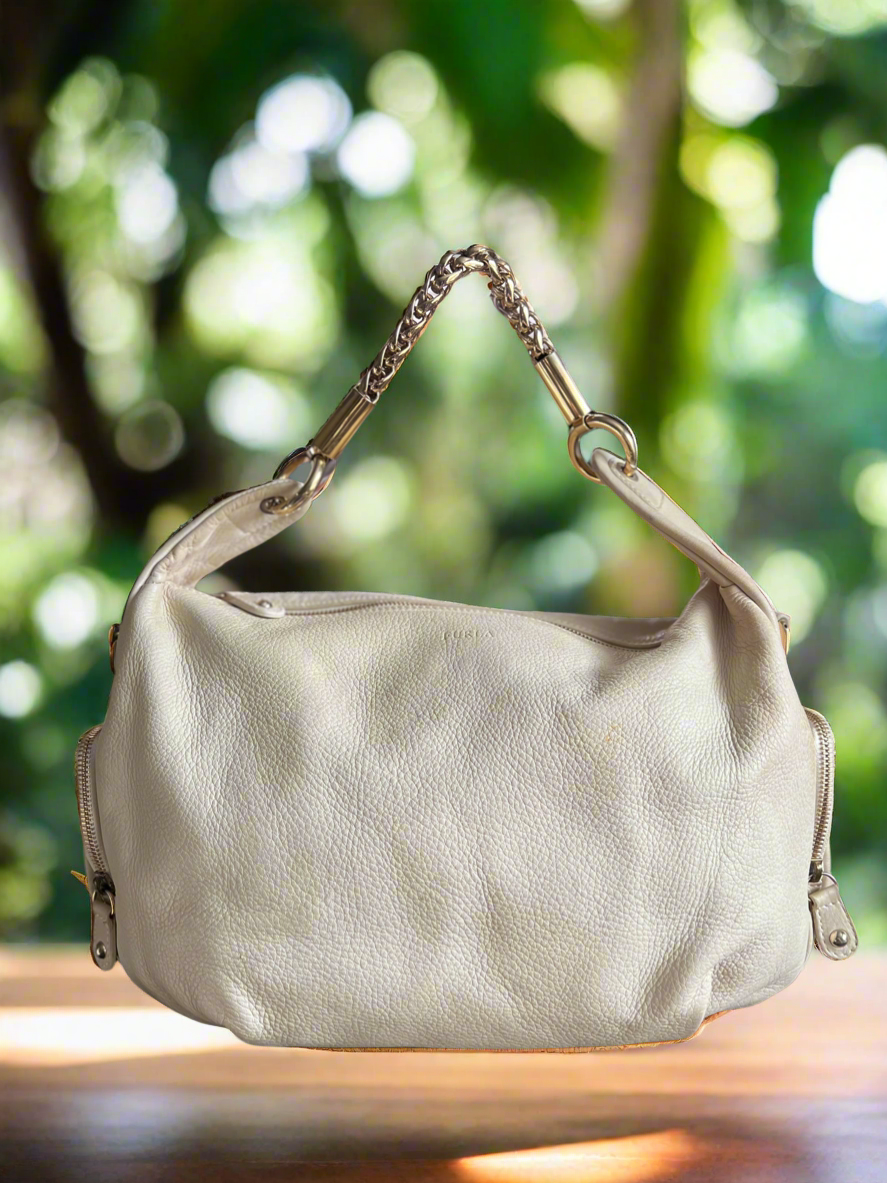 Furla Vintage Leather 2Way Shoulder Cross Body Bag