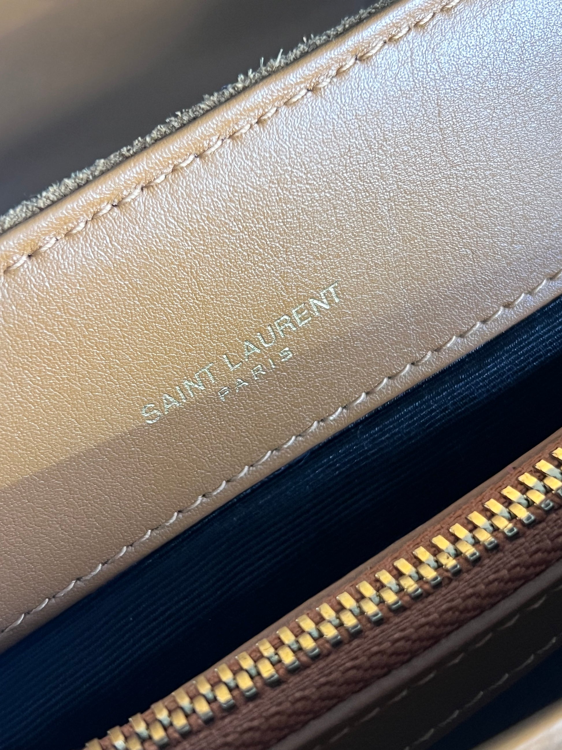 Saint Laurent
Medium Suede Monogram Matelasse LouLou Bag