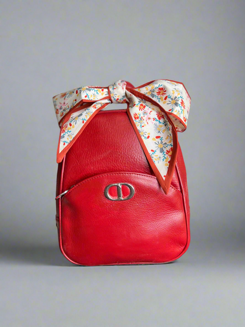 Authentic Christian Dior
Leather Backpack