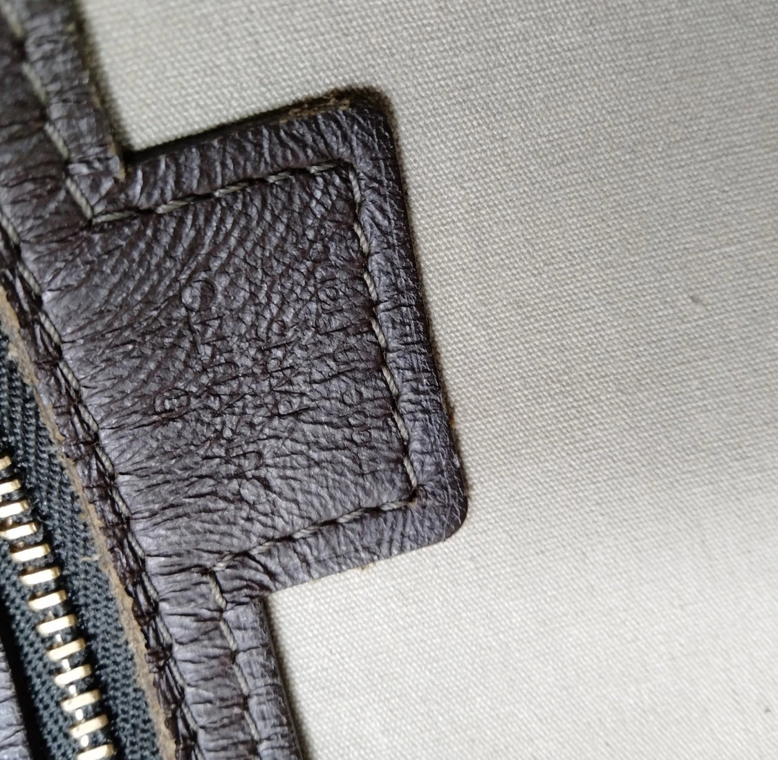 Authentic Louis Vuitton Monogram Mini Lin Alma Haut Bag Vintage