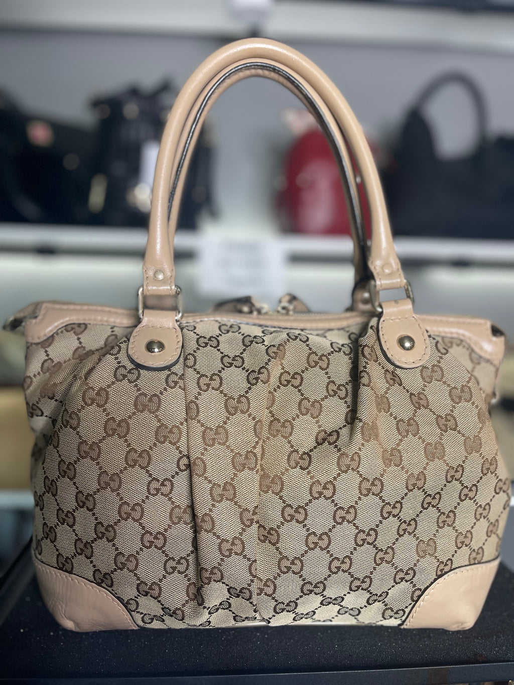 GUCCI  GG Canvas Sukey 2way Shoulder Handbag
