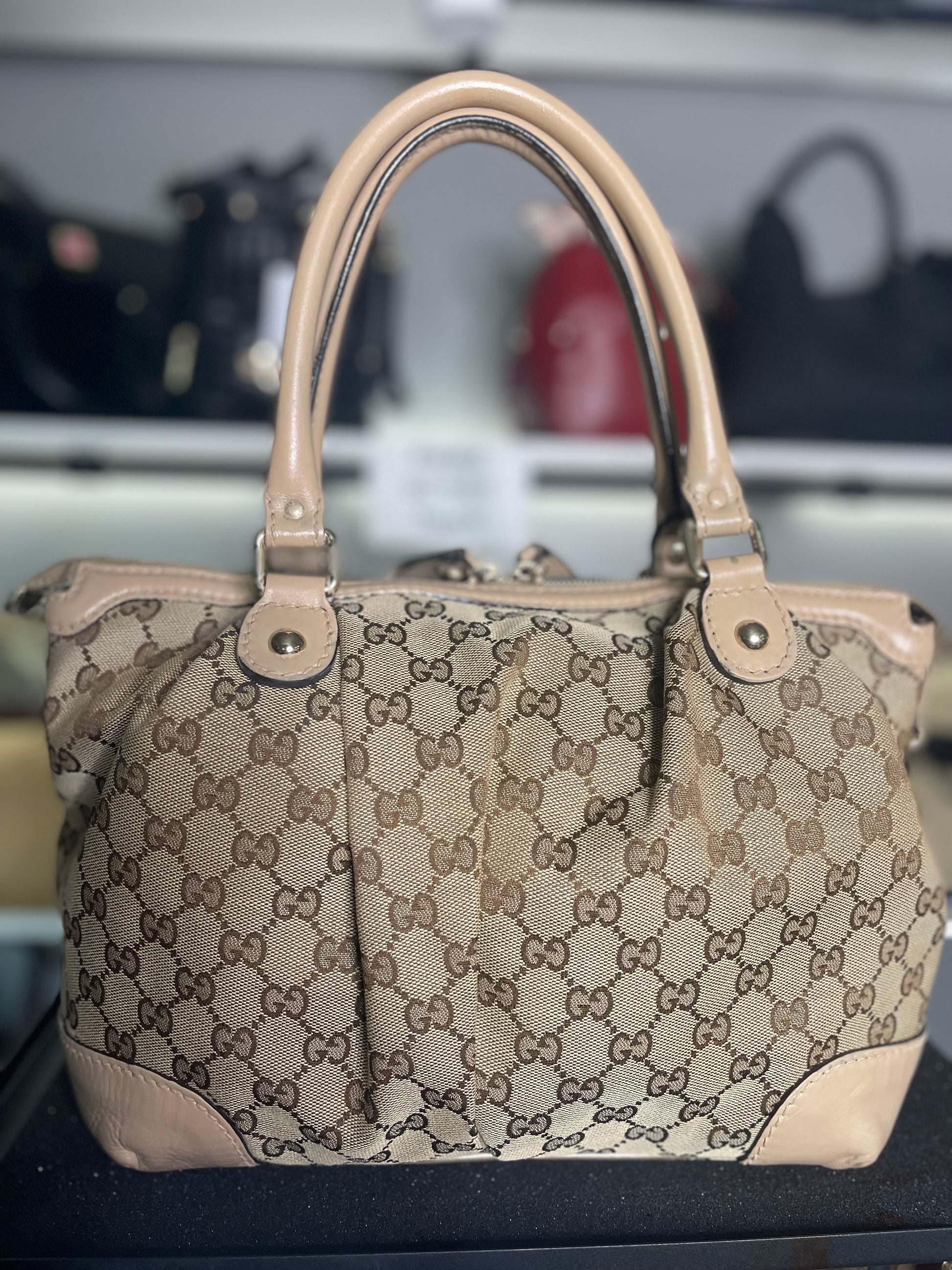 GUCCI  GG Canvas Sukey 2way Shoulder Handbag