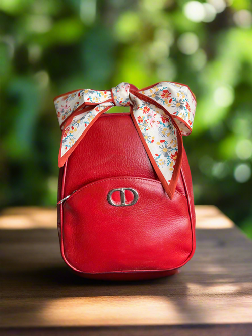 Authentic Christian Dior
Leather Backpack