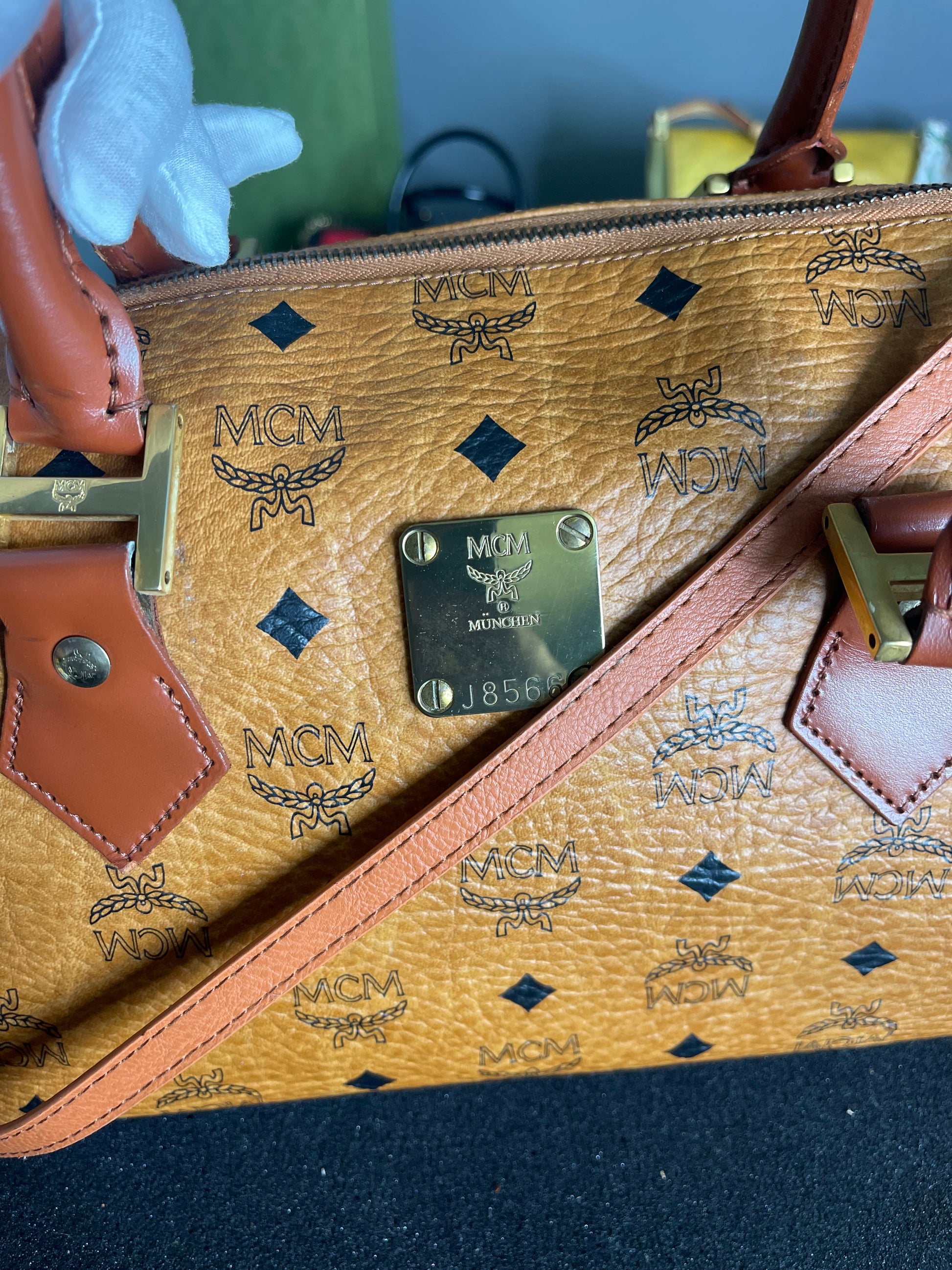 MCM Boston Hand Bag