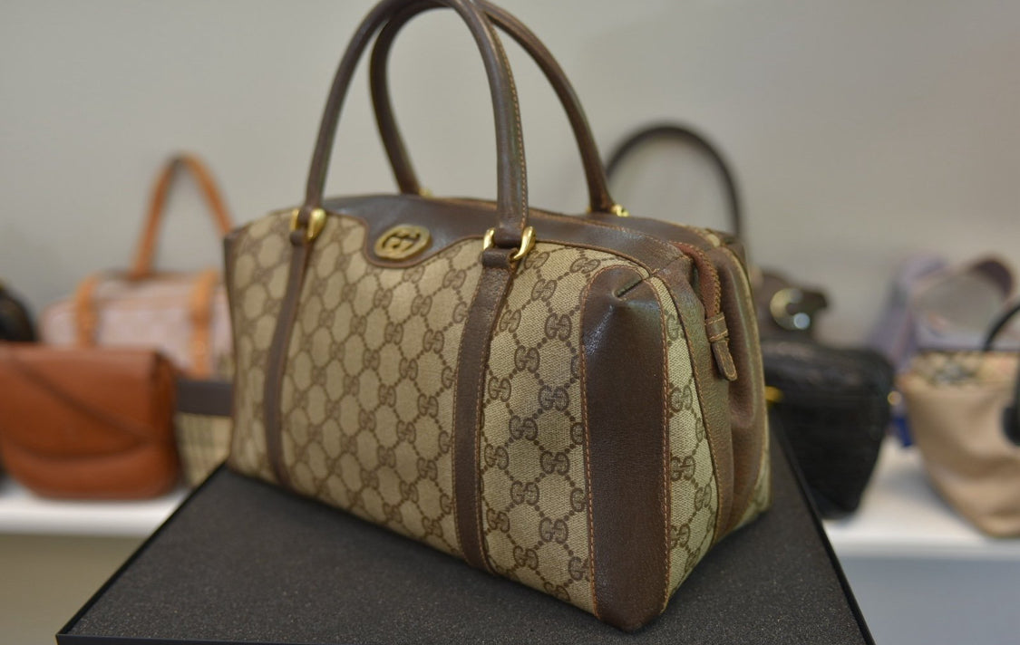 Gucci GG Supreme Boston Bag