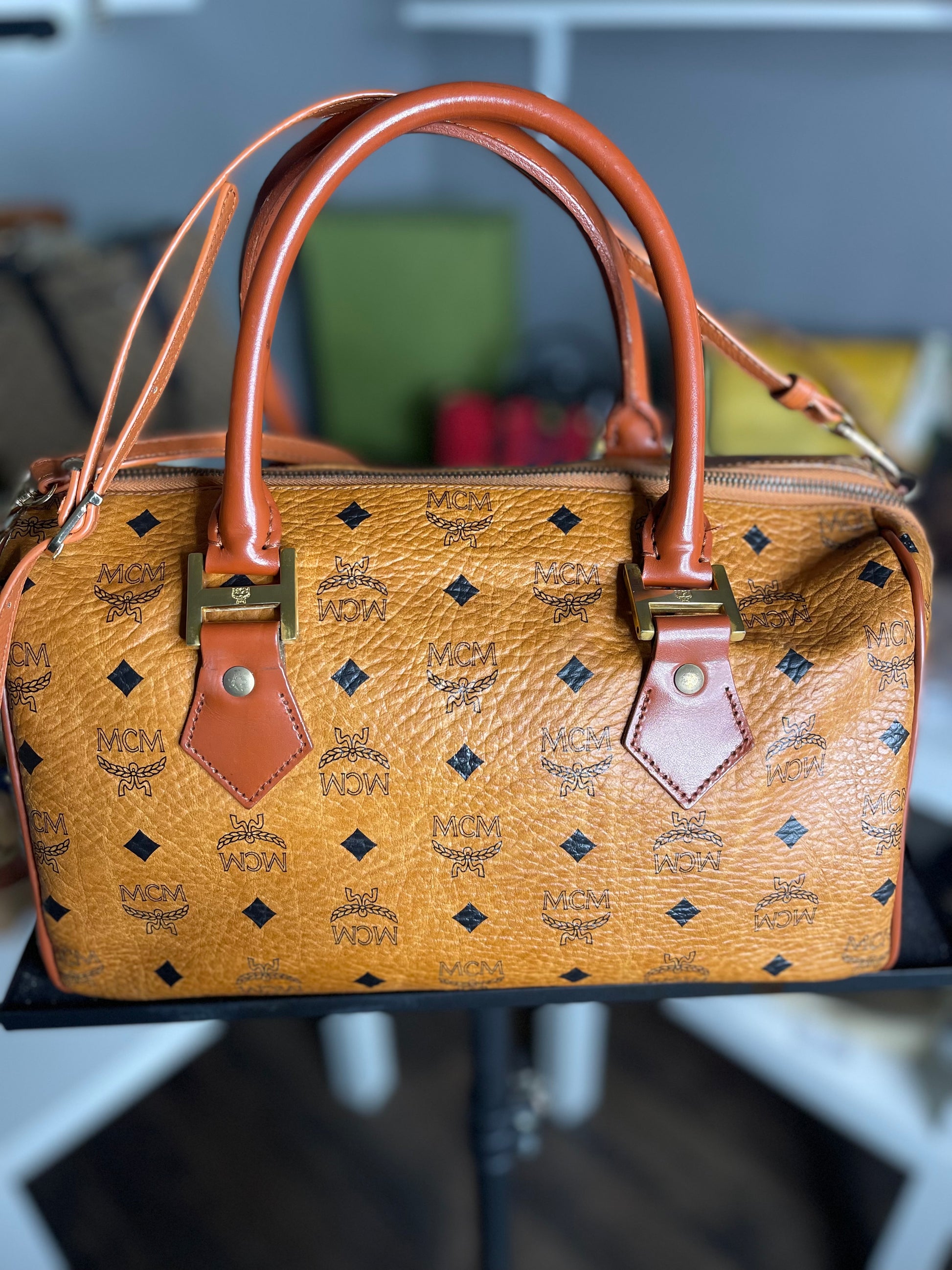 MCM Boston Hand Bag