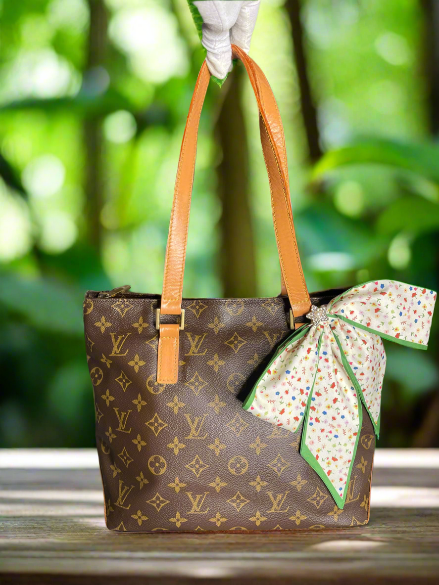 Louis Vuitton LV Shoulder Bag Cabas Piano Brown Monogram