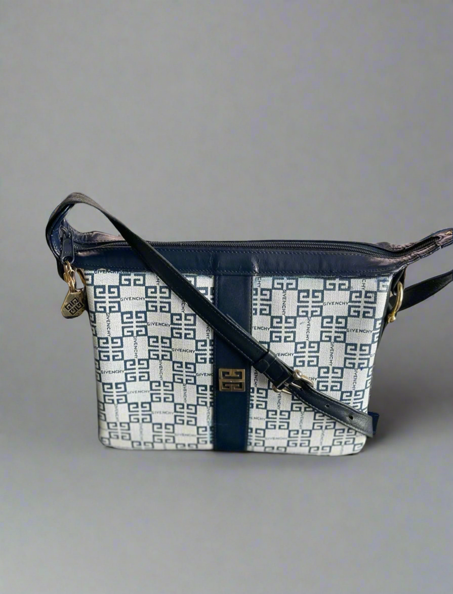Givenchy Monogram 4G Gold Hardware PVC x Leather Shoulder Bg