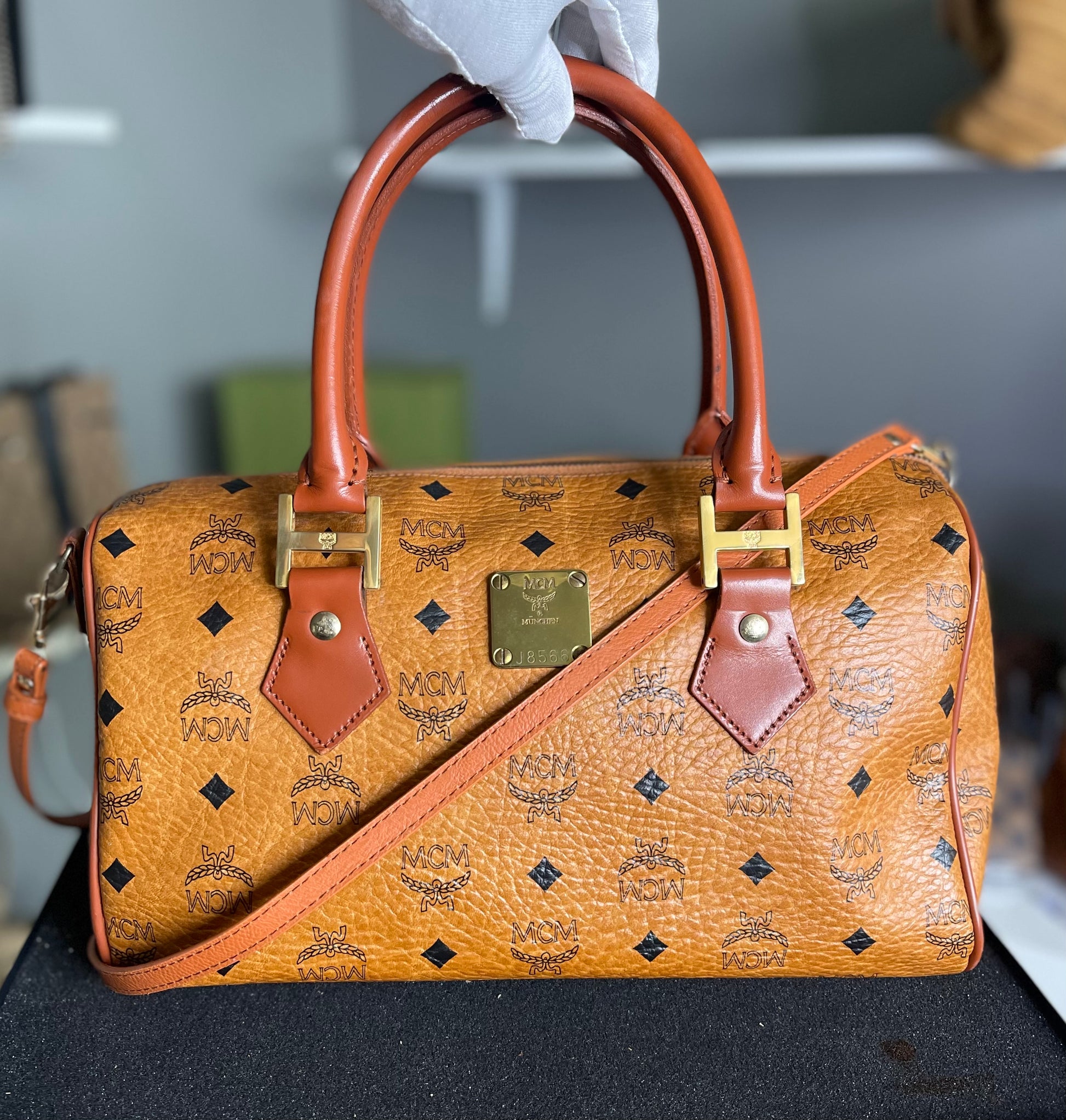 MCM Boston Hand Bag