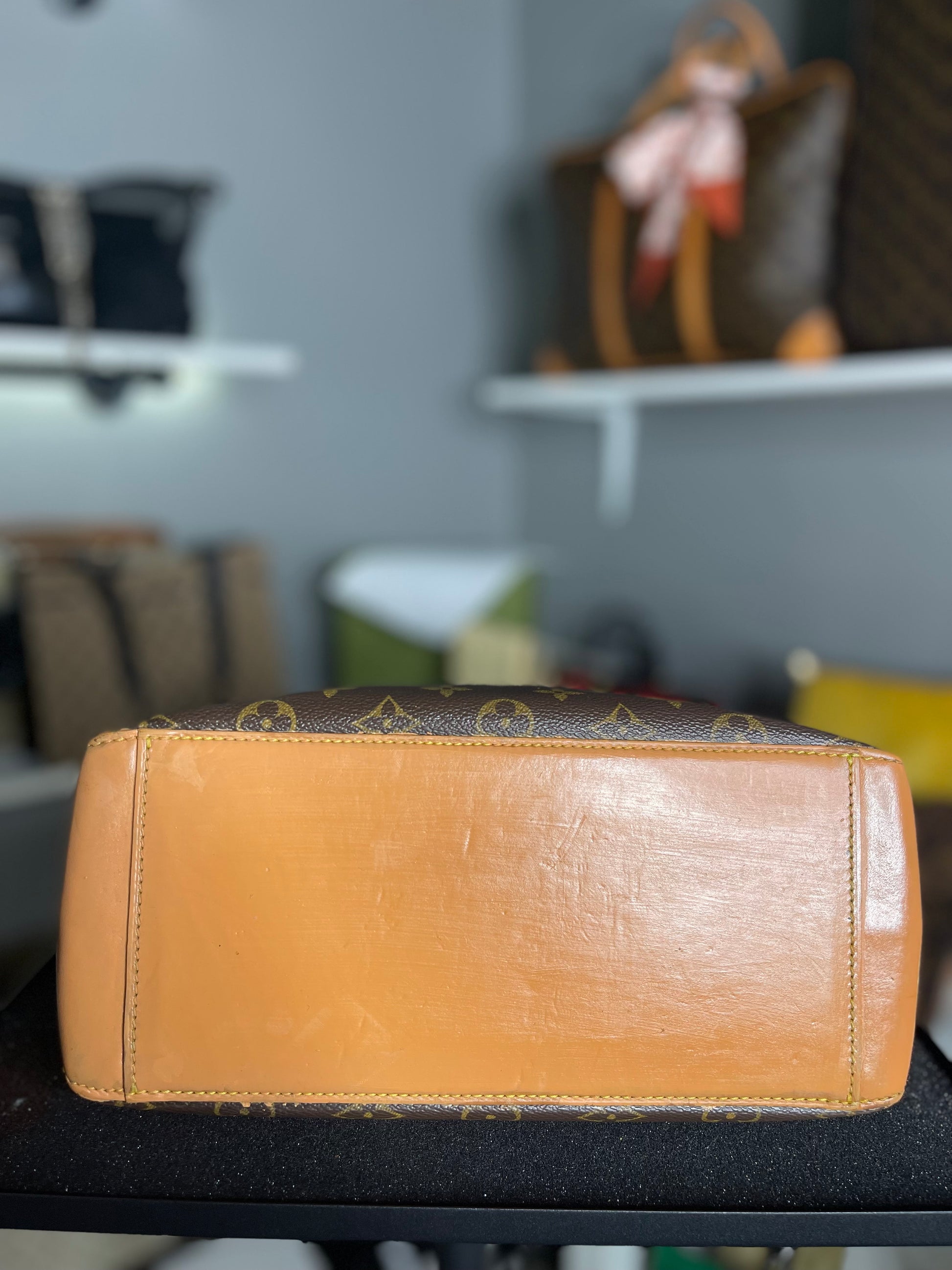 Louis Vuitton LV Shoulder Bag Cabas Piano Brown Monogram
