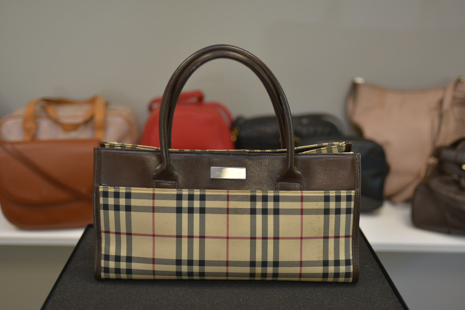 Burberry Burberry Vintage Check Handle Bag