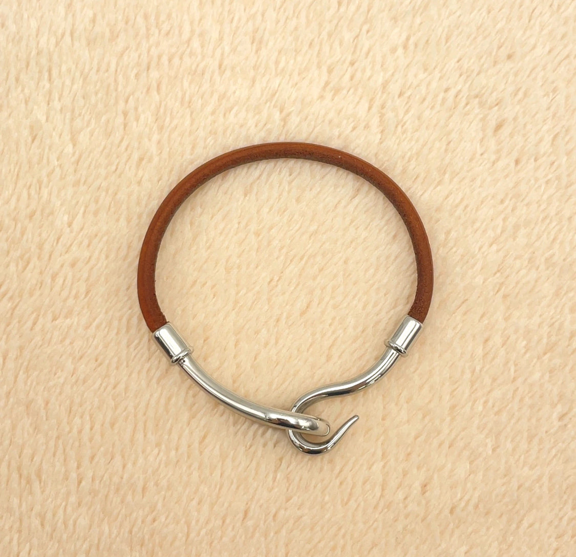Hermes Jumbo Breath SV Leather Bracelet Set2