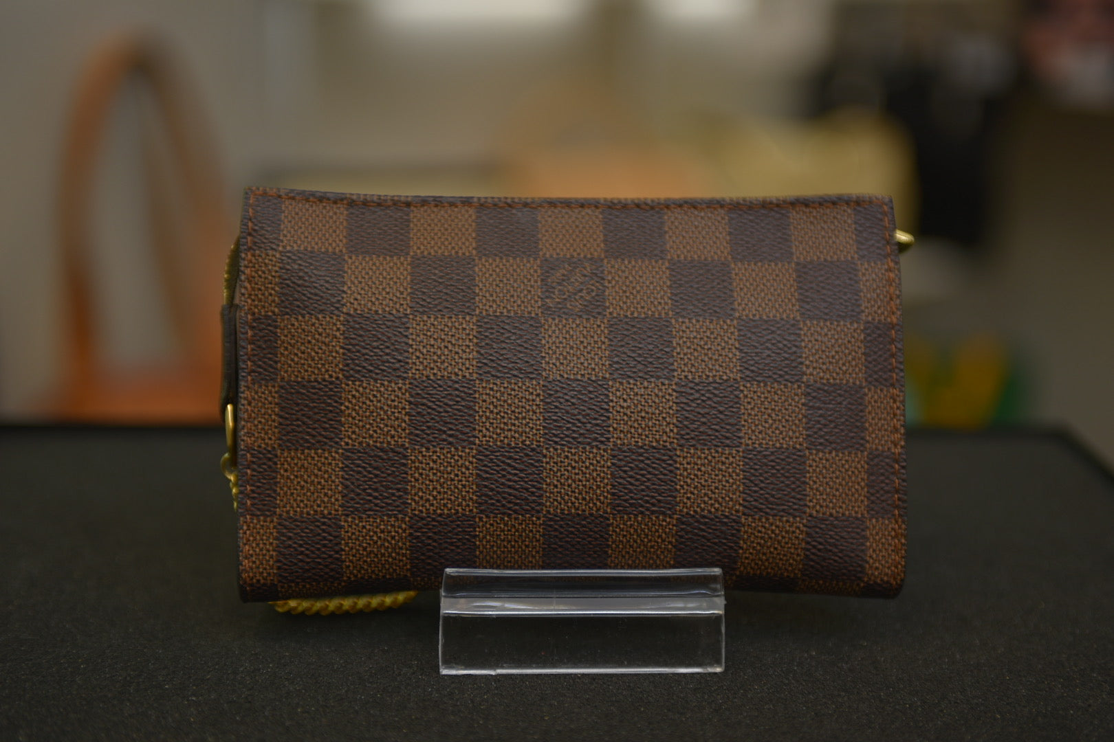 Louis Vuitton LV Accessory pouch Bucket pouch Brown Damier