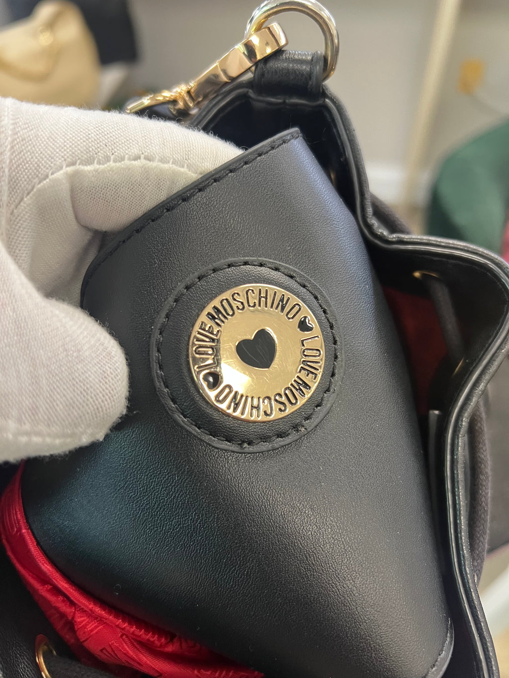 Love Moschino Leather Bucket Bag