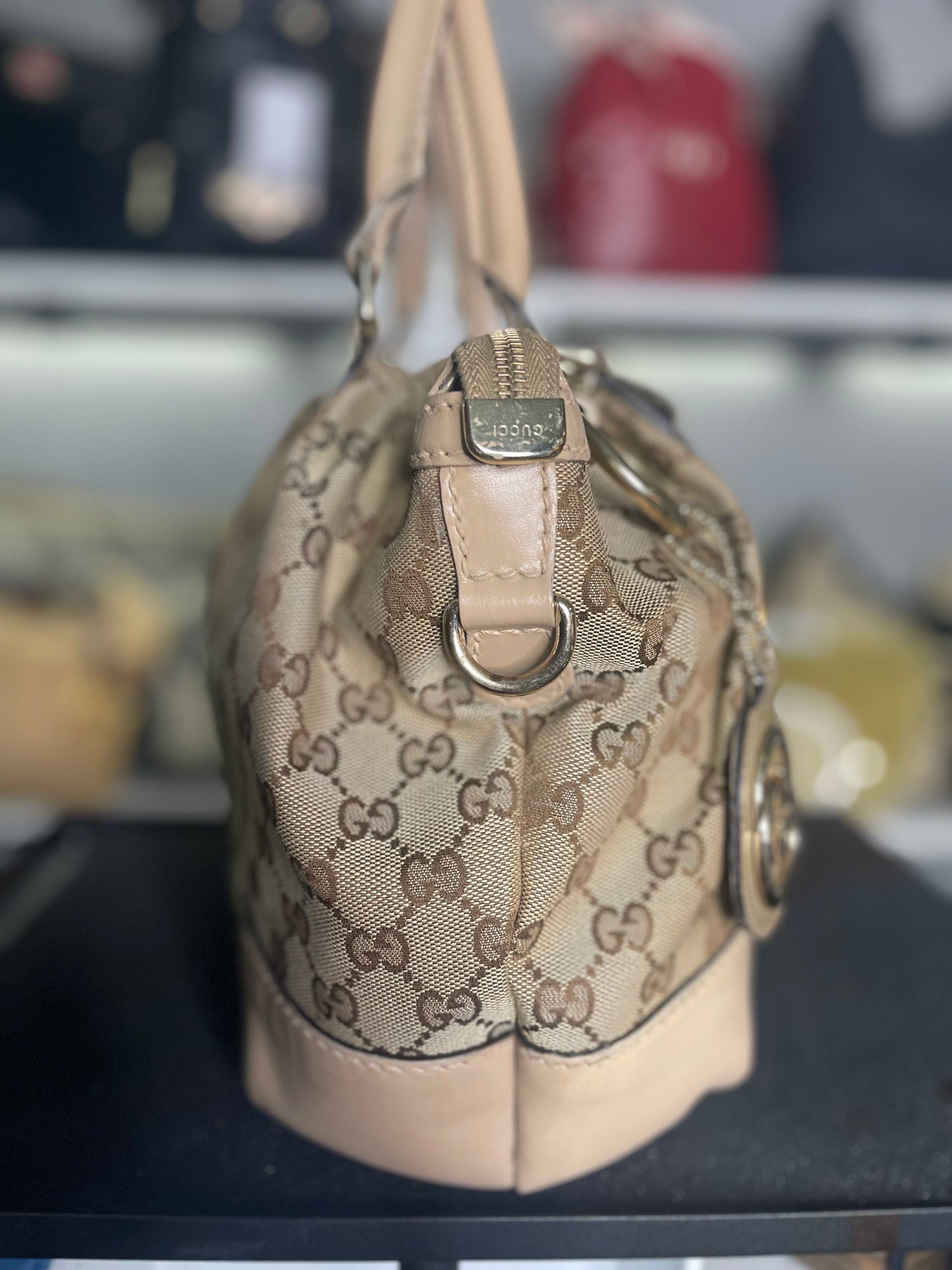 GUCCI  GG Canvas Sukey 2way Shoulder Handbag