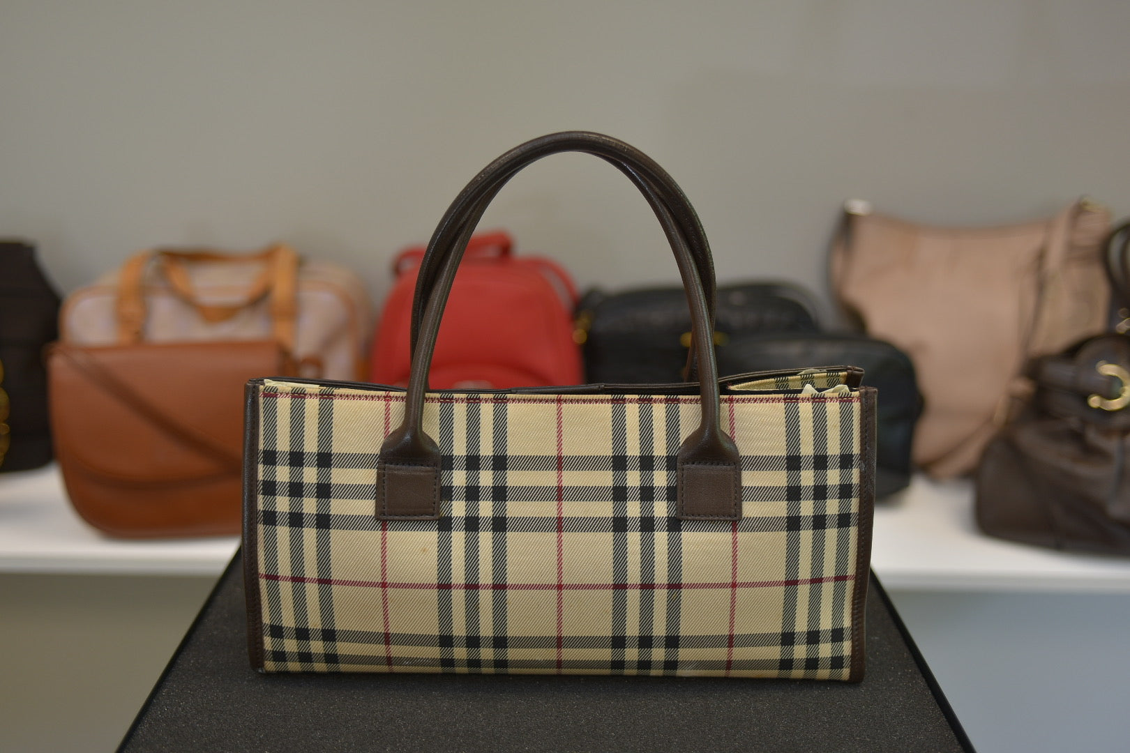 Burberry Burberry Vintage Check Handle Bag