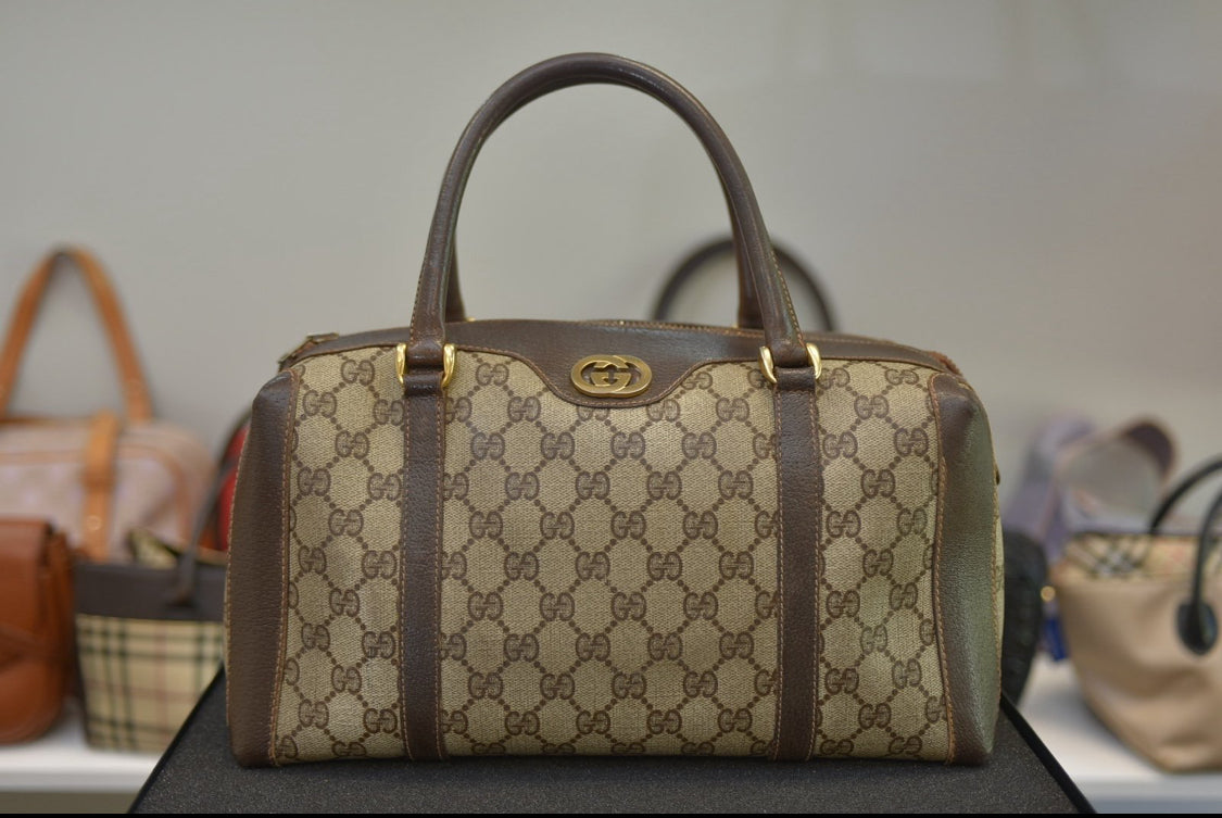 Gucci GG Supreme Boston Bag