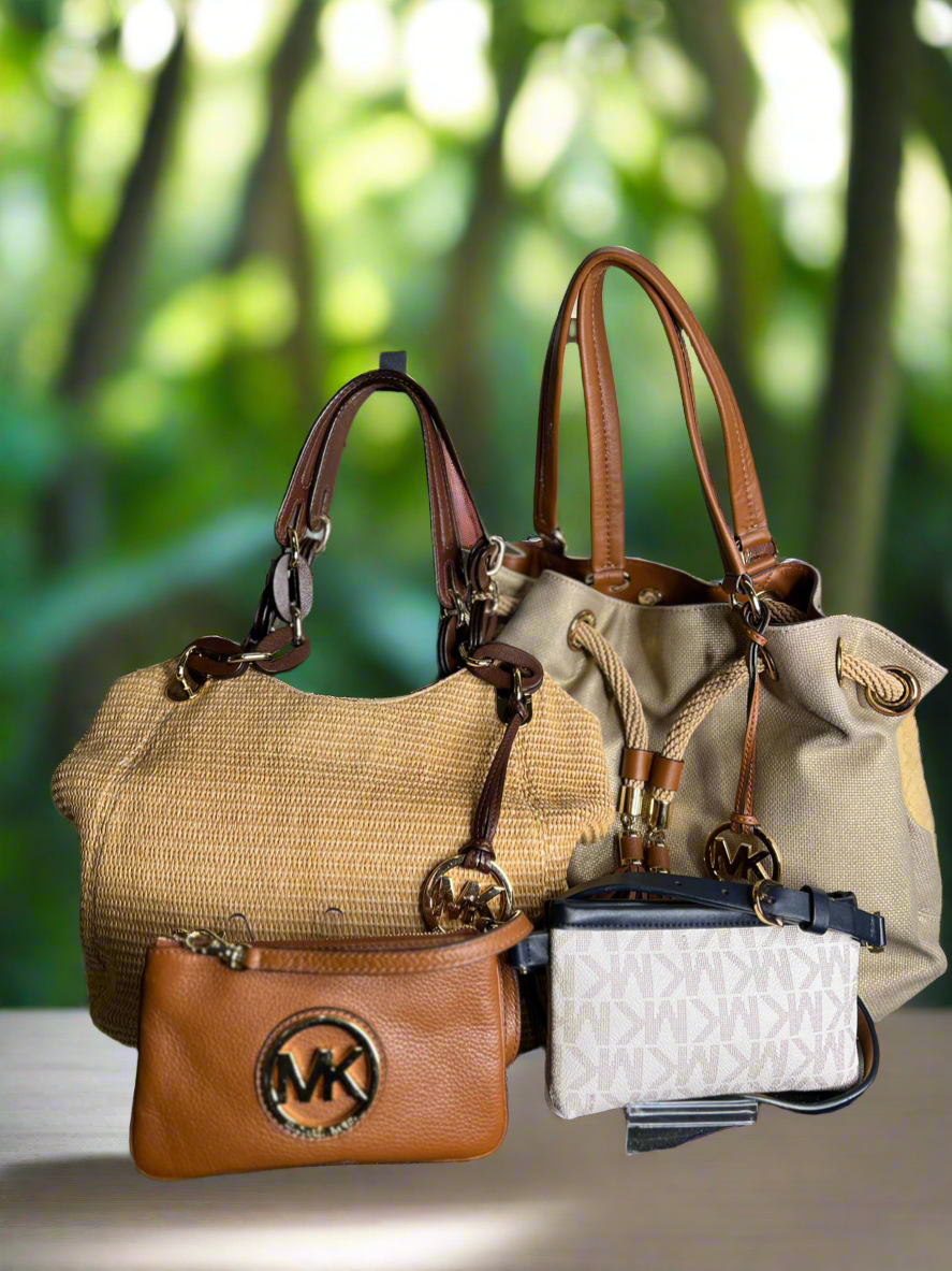 Michael Kors Raffia Hobo