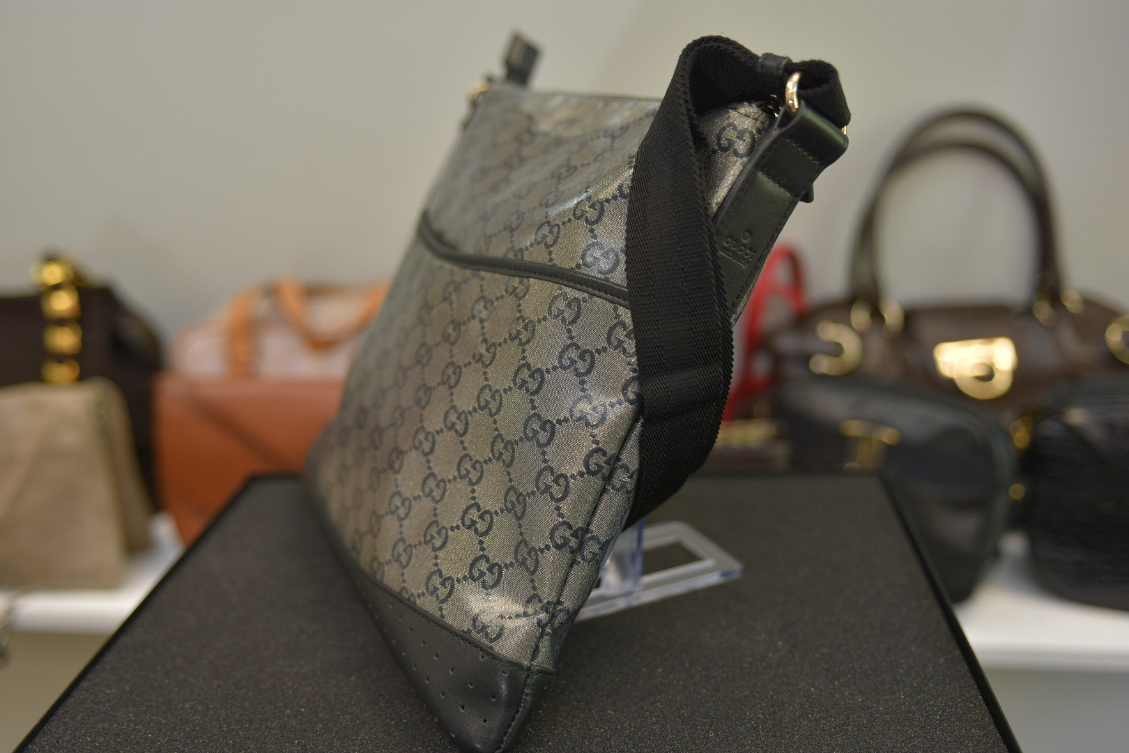 Gucci GG Crystal Messenger Bag