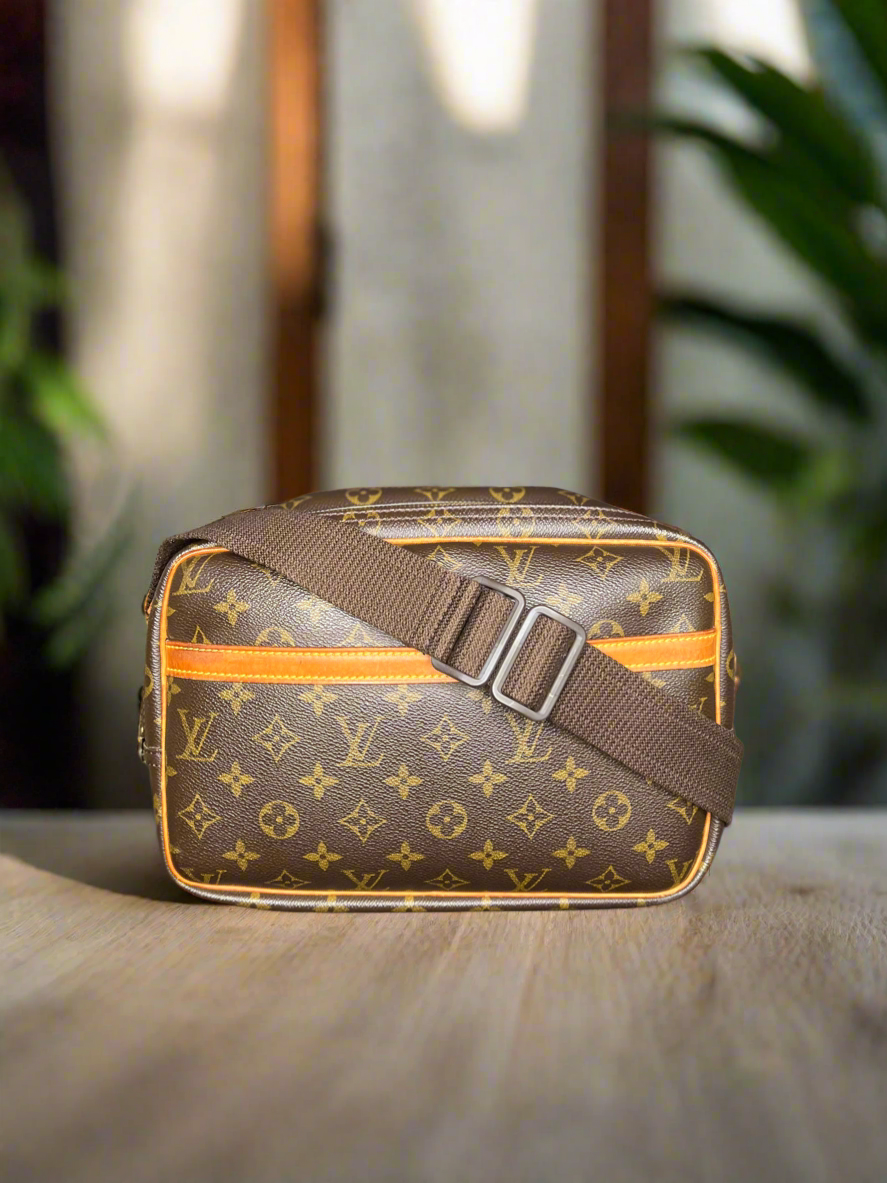 Louis Vuitton LV Crossbody bag Reporter PM Brown Mongram