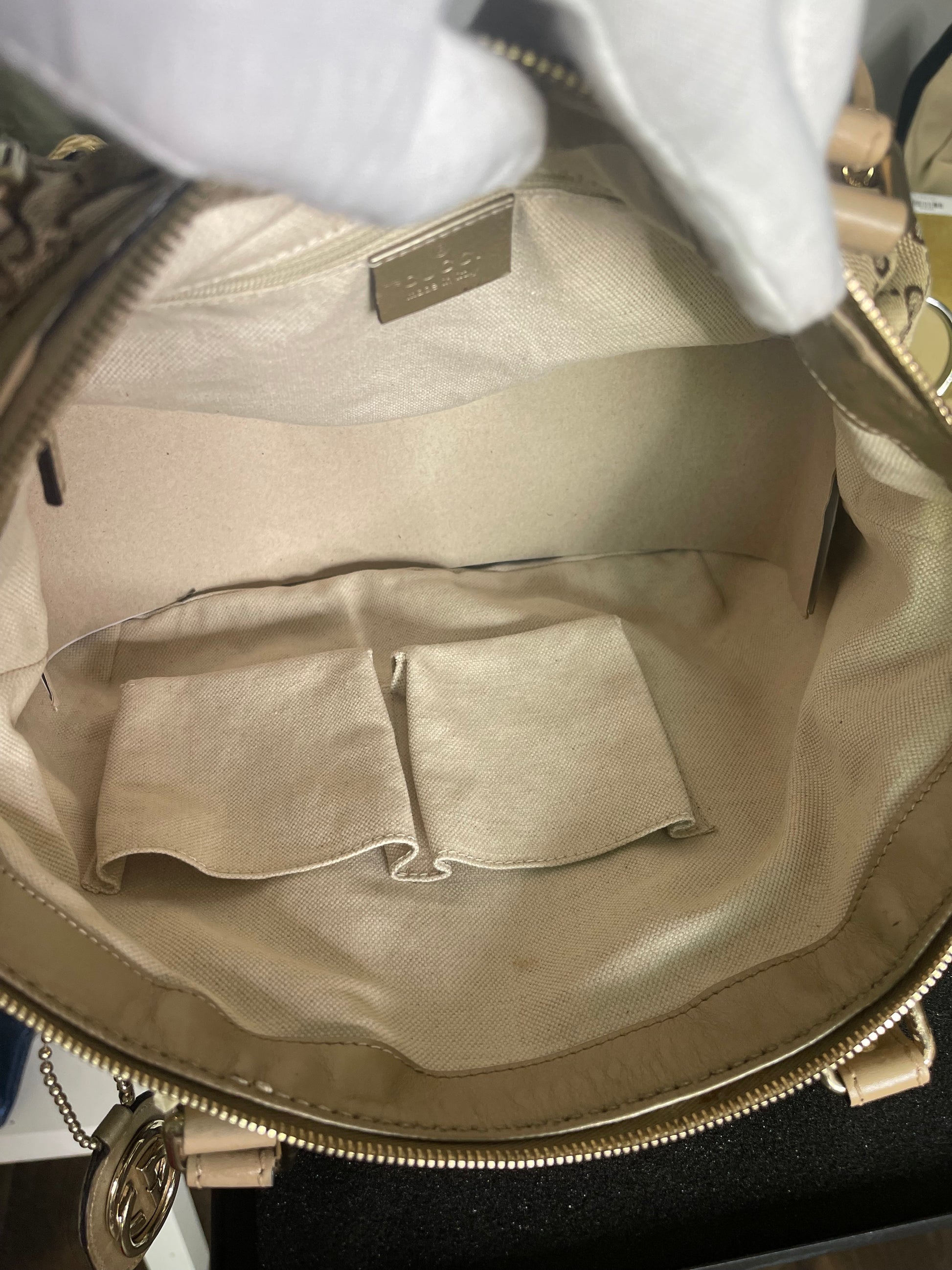 GUCCI  GG Canvas Sukey 2way Shoulder Handbag