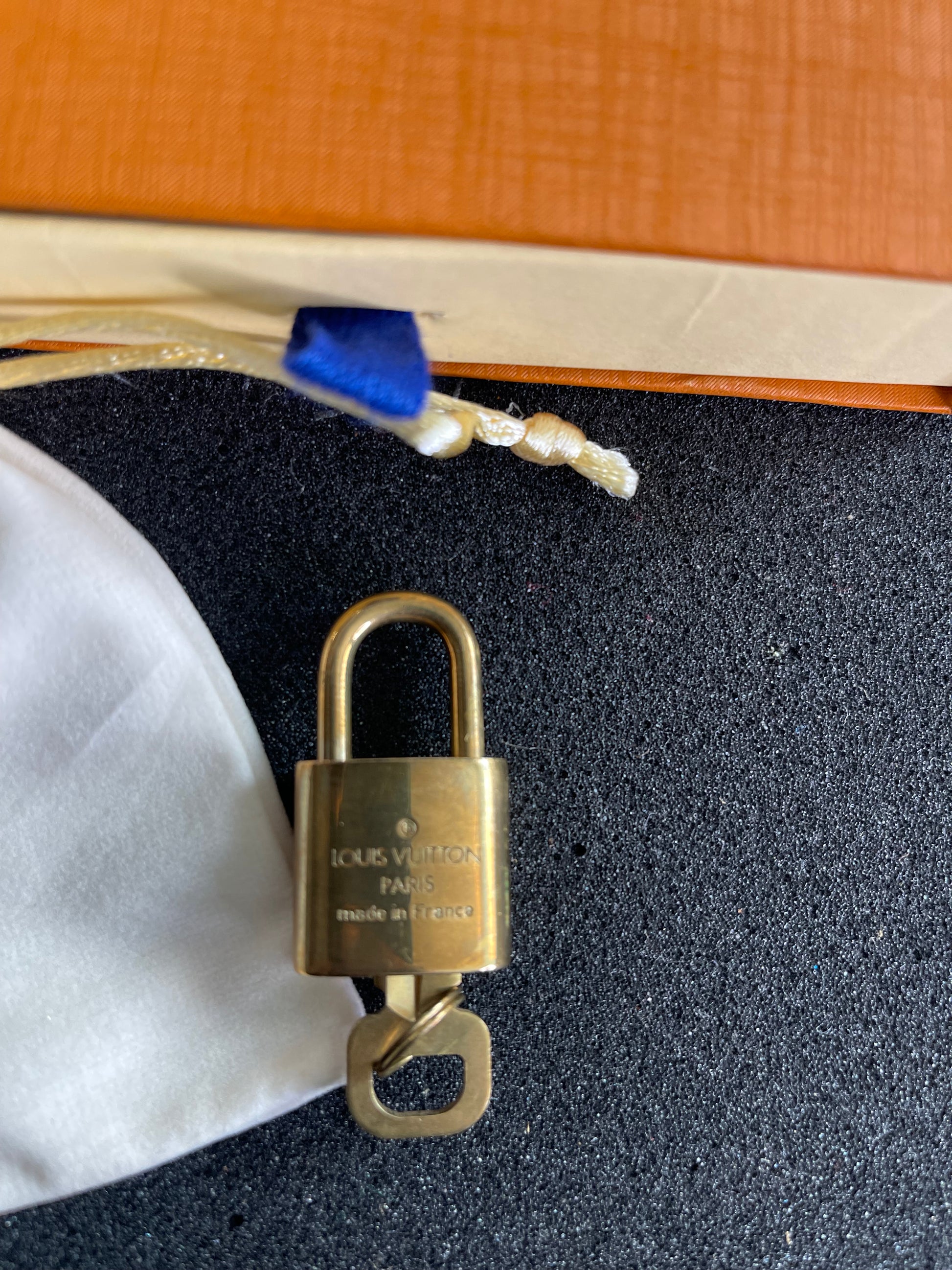 Louis Vuitton
Brass Lock & Key Set