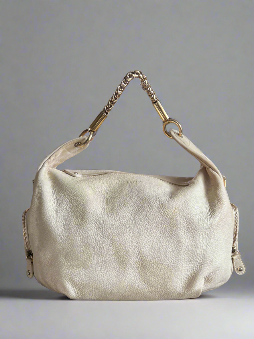 Furla Vintage Leather 2Way Shoulder Cross Body Bag