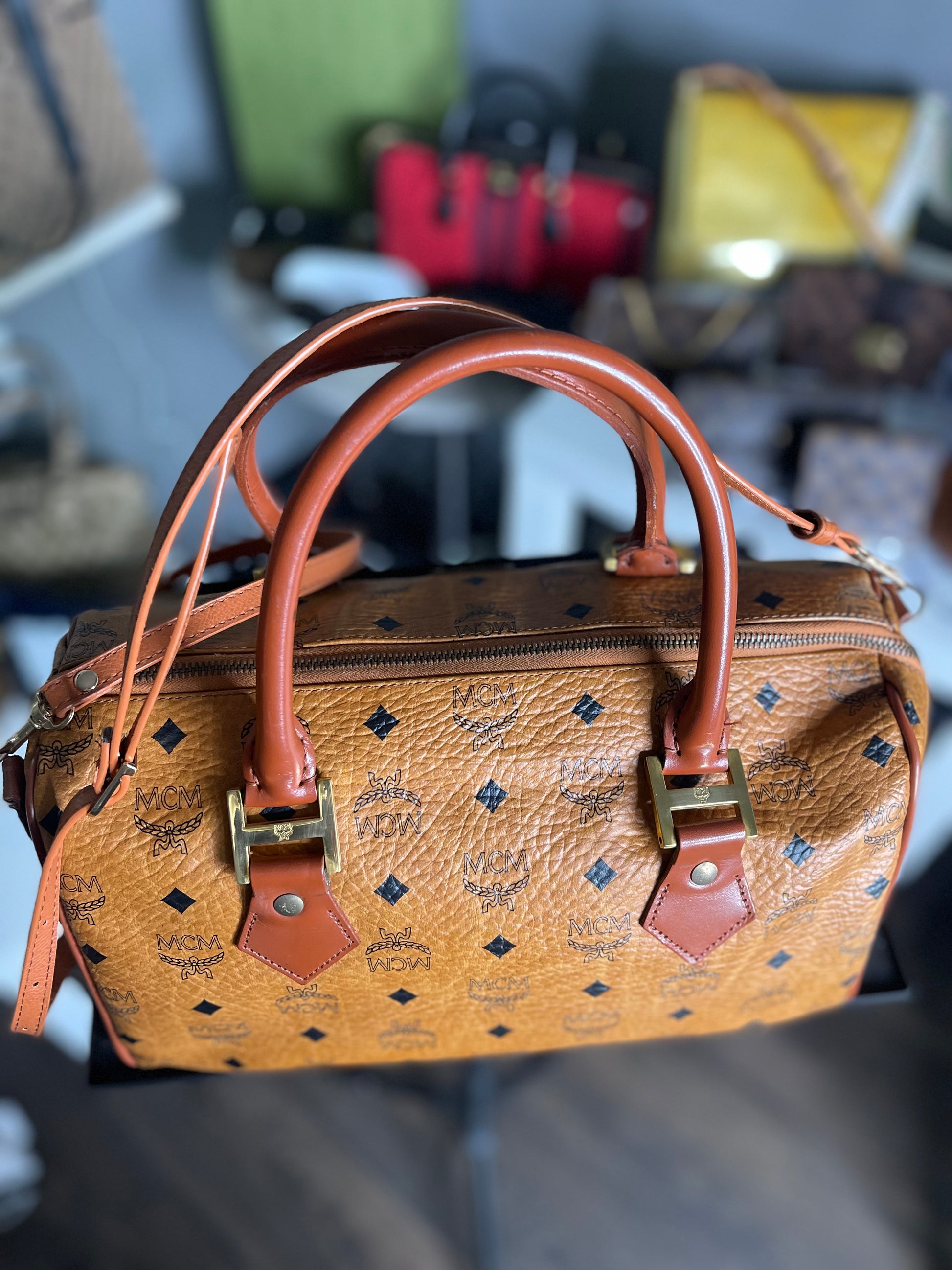 MCM Boston Hand Bag