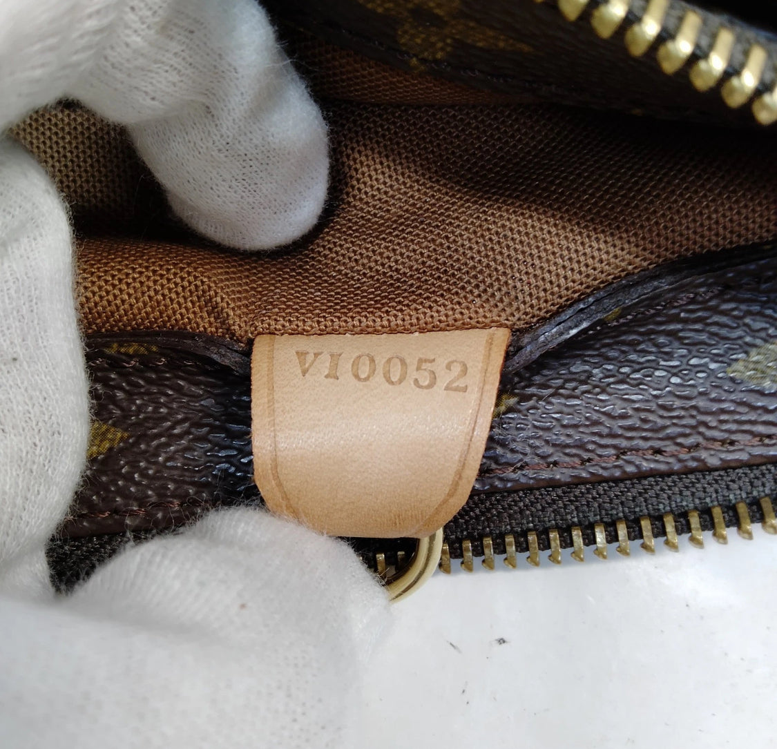 Louis Vuitton LV Shoulder Bag Cabas Piano Brown Monogram