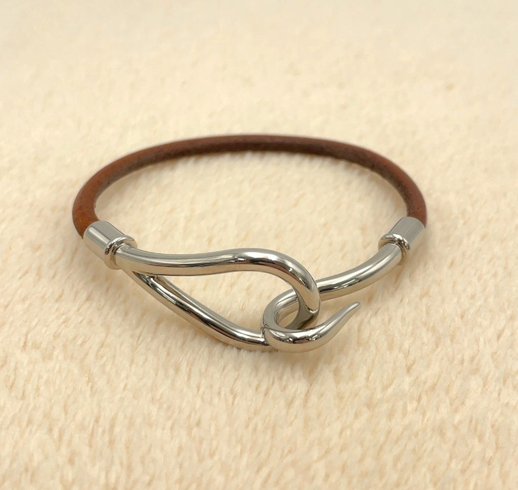 Hermes Jumbo Breath SV Leather Bracelet Set2