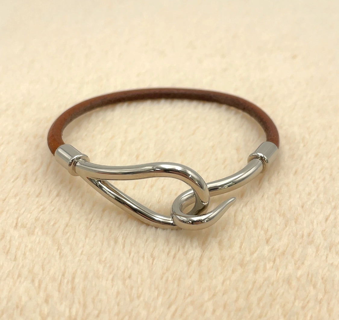 Hermes Jumbo Breath SV Leather Bracelet Set2