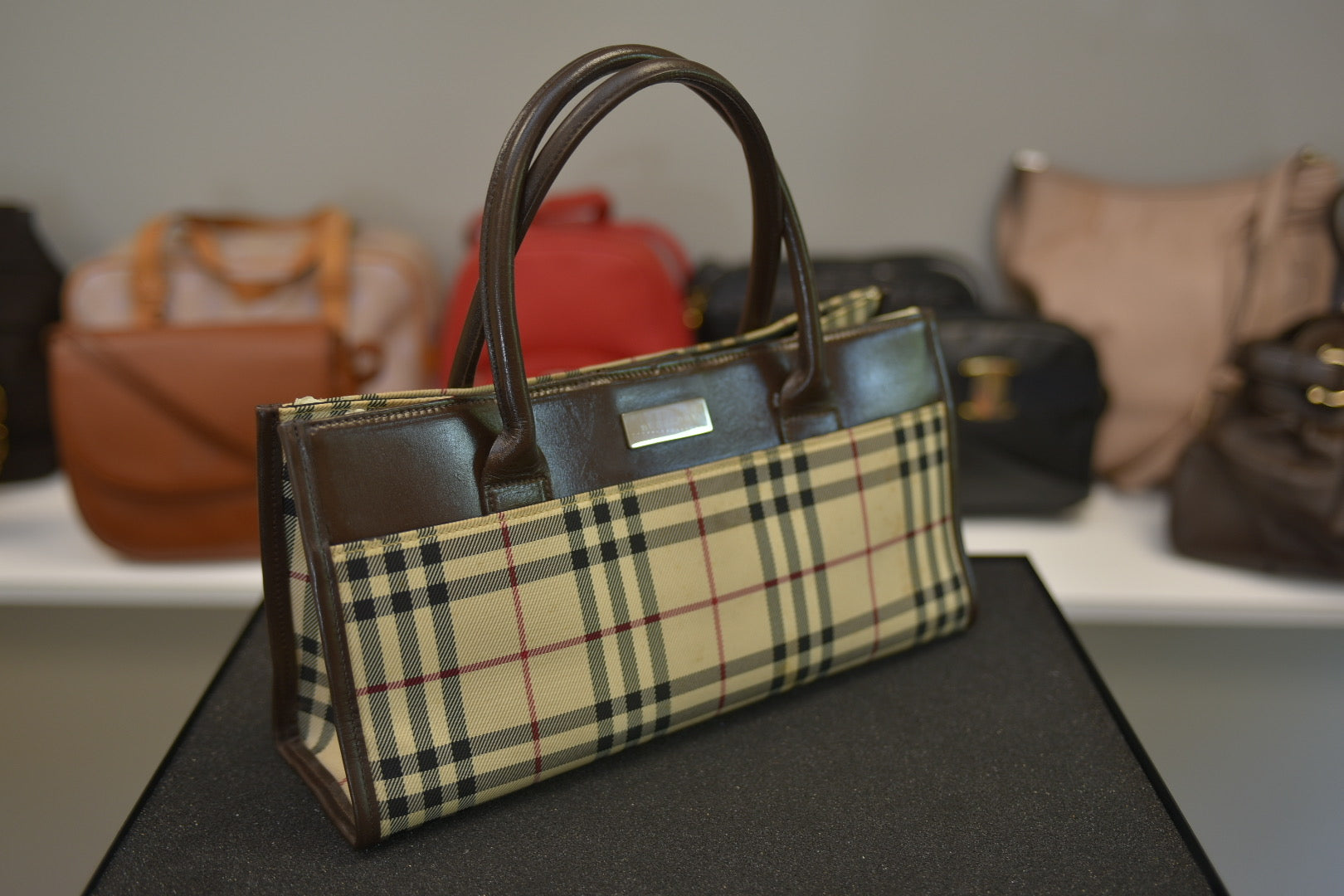 Burberry Burberry Vintage Check Handle Bag