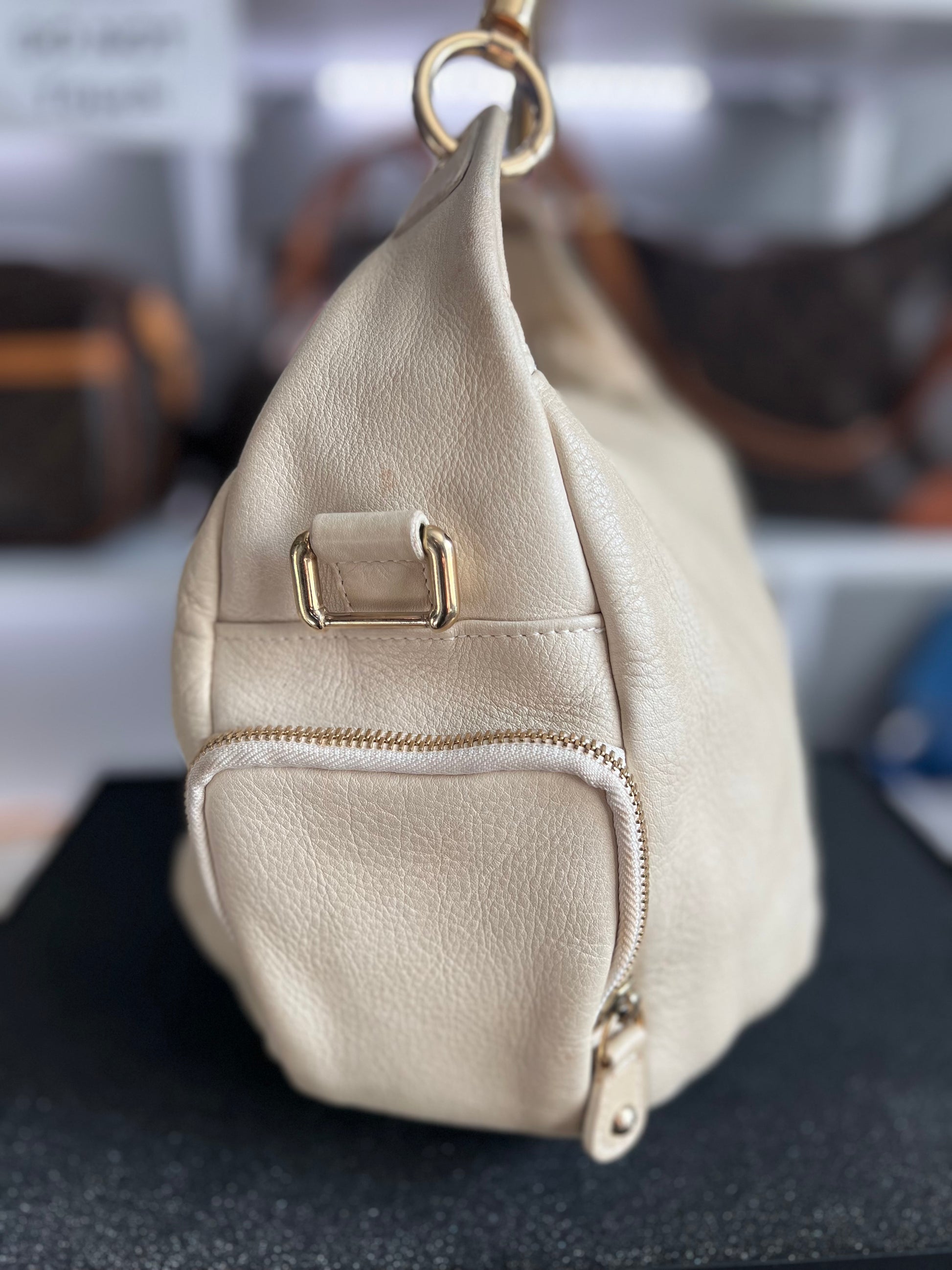 Furla Vintage Leather 2Way Shoulder Cross Body Bag