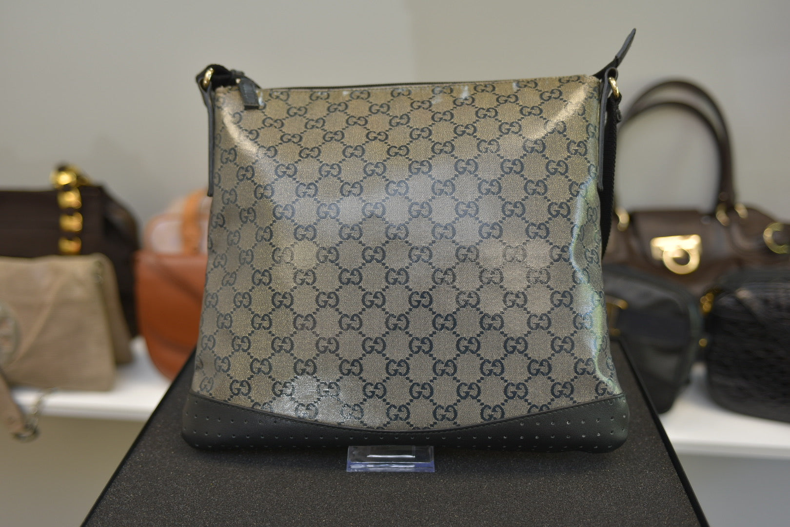 Gucci GG Crystal Messenger Bag