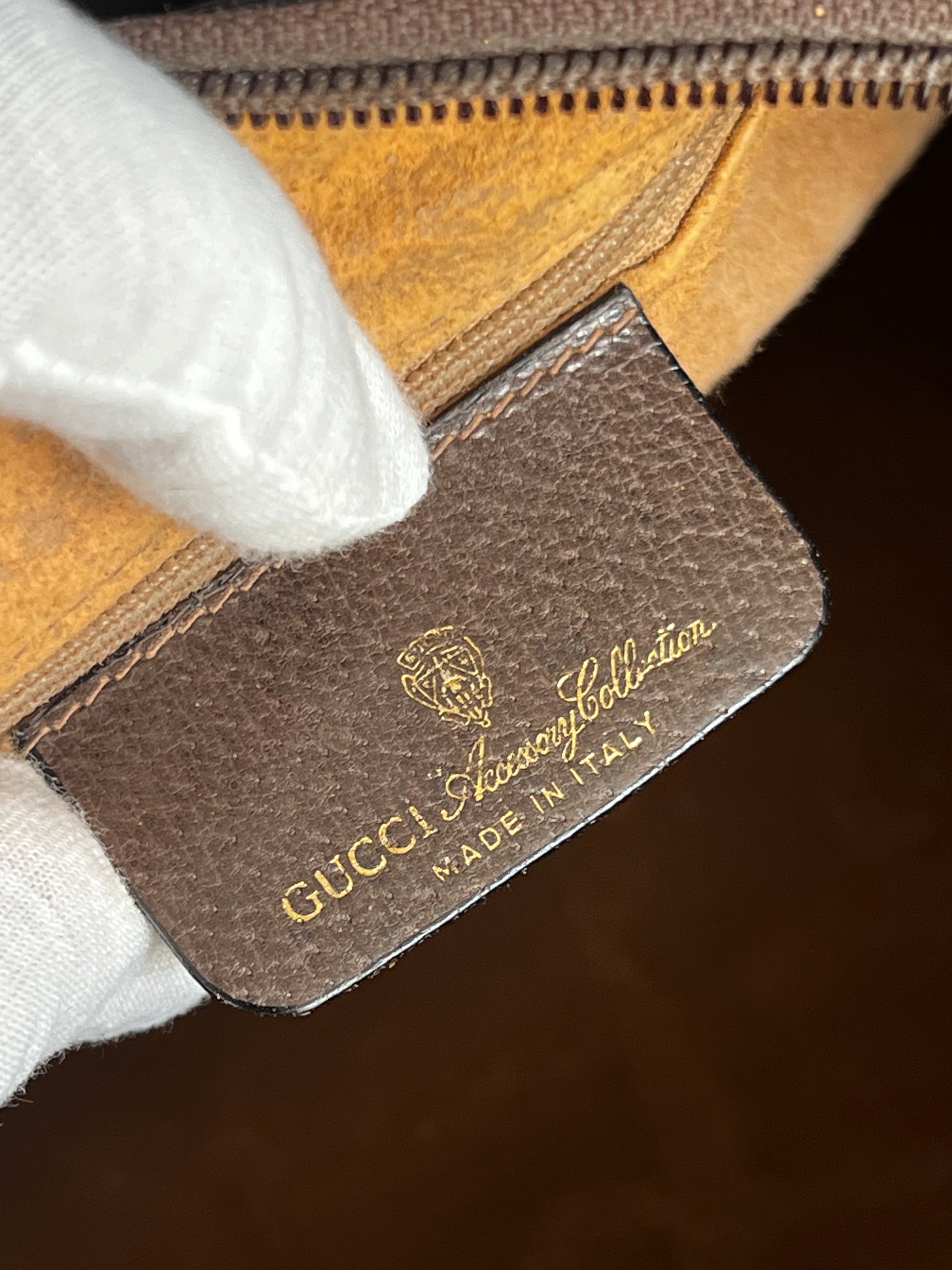Gucci GG Supreme Sherry line Mini Boston Bag